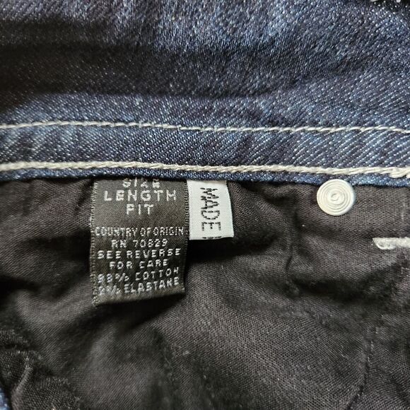 Premiere Rue 21 Denim Jeans Dark Stone Wash Sequin Rhinestones - Picture 13 of 13